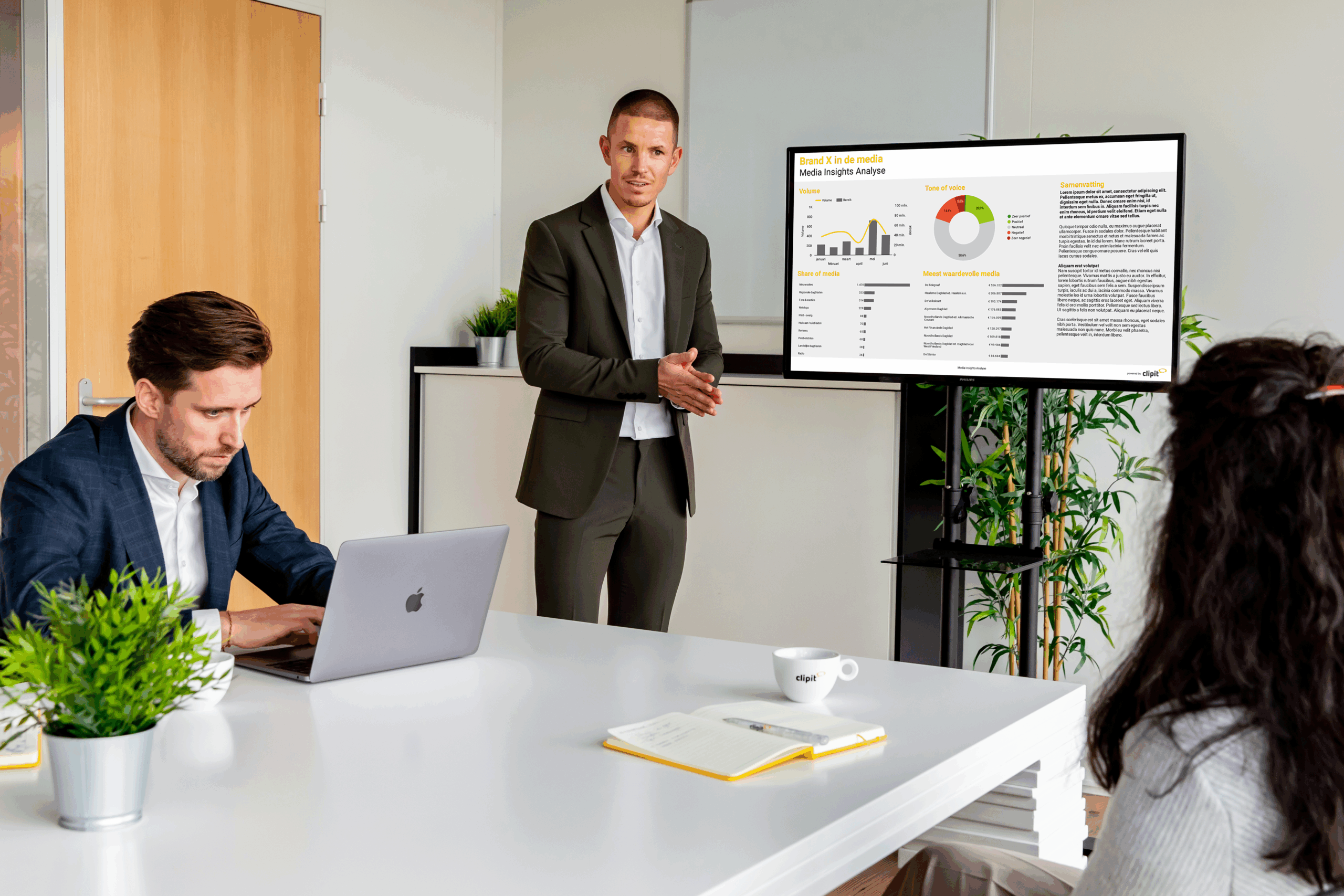 Sfeerfoto media insights analyse Clipit