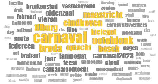 Trending topics in Den Bosch Oeteldonk 2023